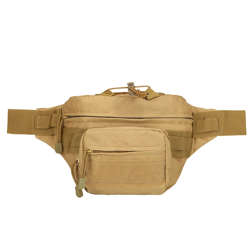 

AJOTEQPT Fanny Pack Custom Logo Tactical Oxford Fabric Camouflage Men Waist Bag