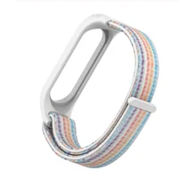 

Replaceable Nylon Bracelet For Xiaomi Mi Band 3 4 Strap Nylon silicone Sport Wristband For Mi band 3 Band 4 Smart Watch Strap