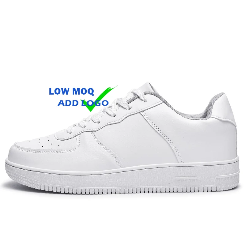

Factory wholesale High quality ankle boots men's customized of white air f0rce shoes mens, Black,white