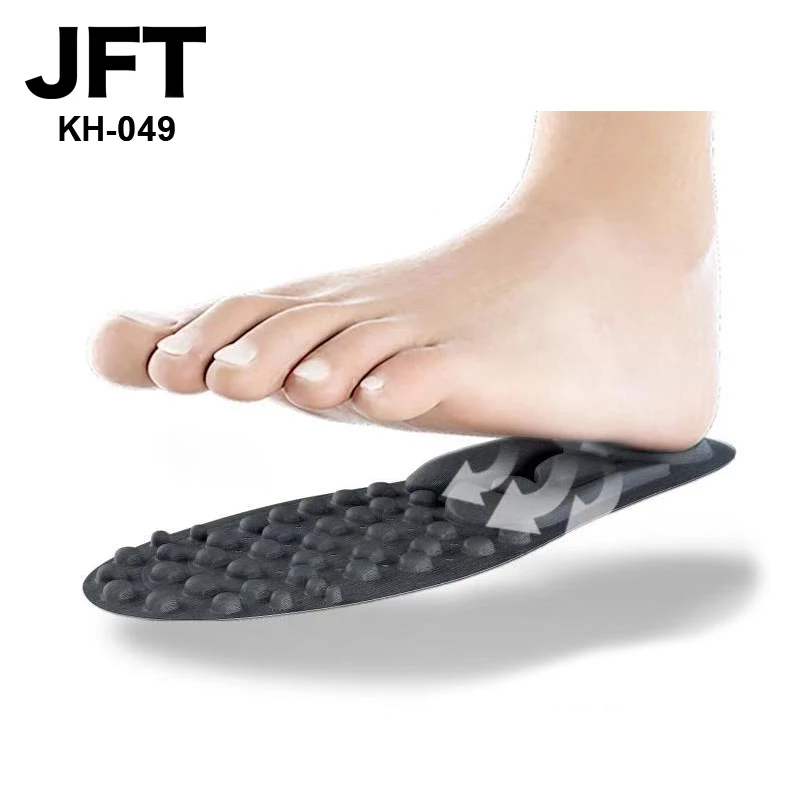 

Korea best sale foot care product insoles for shoes orthotic insole quantum anion promote blood circulation, Gray/black