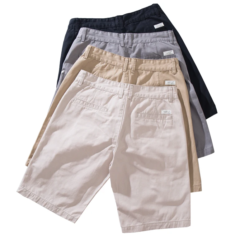 

2022 Mid Waist Best Quality Summer Cool Cotton Cargo Shorts Men Pants