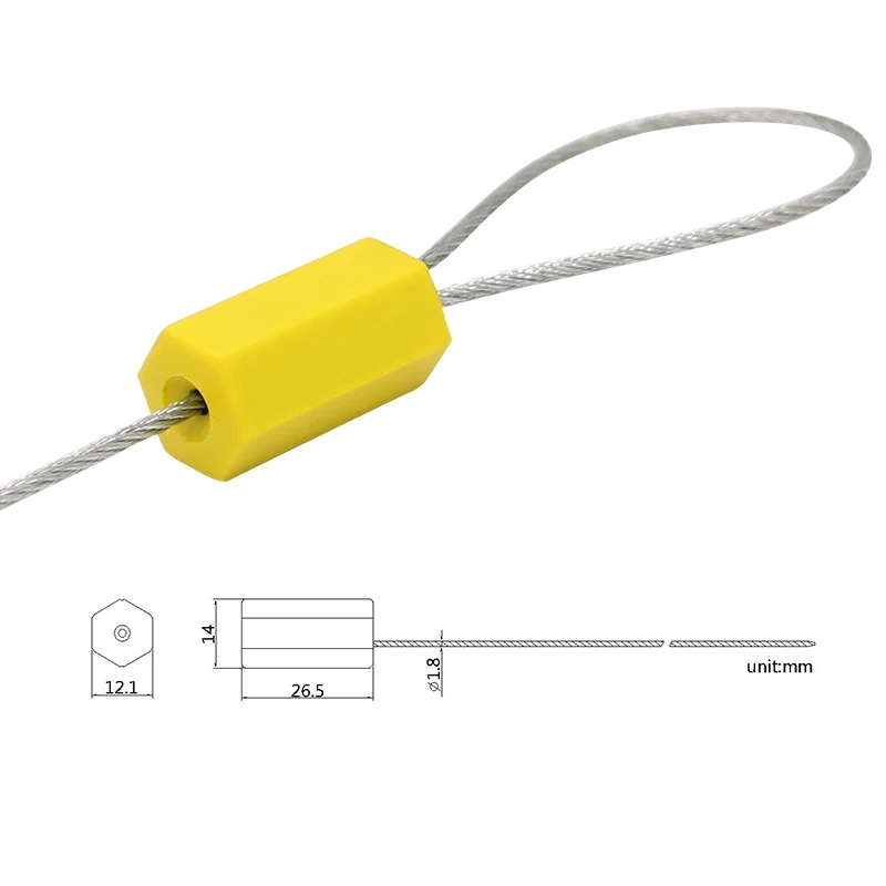 MA-CS3001  High Value Shipments  plastic cable security seal with bar code