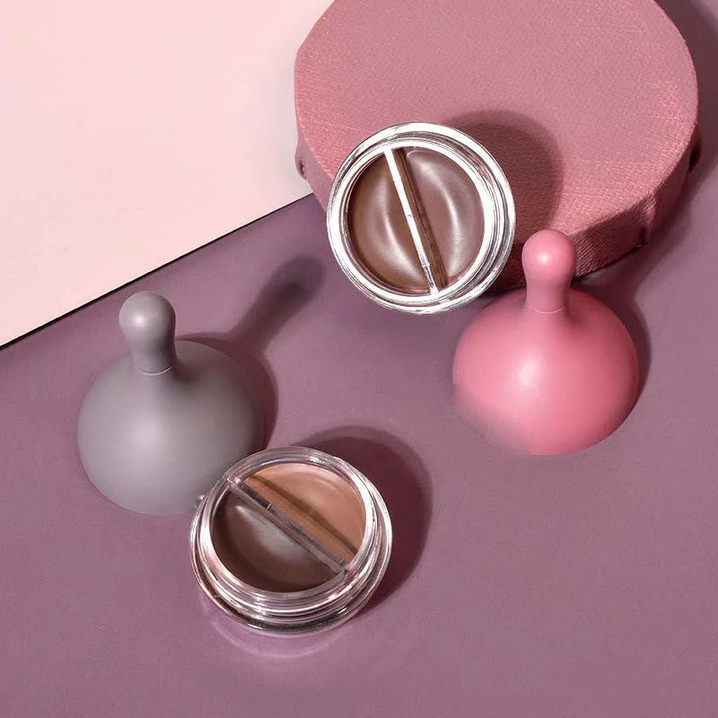 

New Design Cosmetics Makeup Private Label Double Color Eyebrow Cream