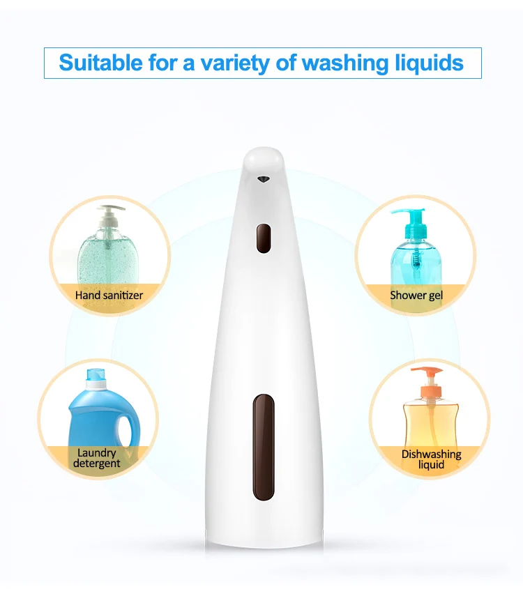 Shenzhen Suppliers Electronic Infrared Sensor Hand Sanitizing Automatic Soap Dispenser Against Virus For Hotel