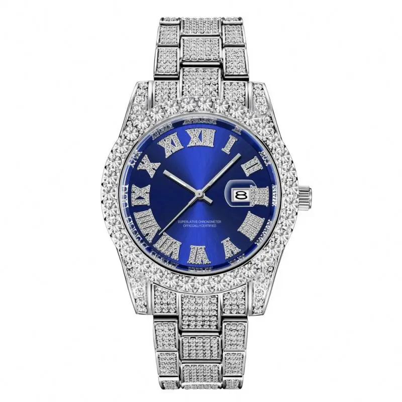 

Fully Brand Watch Fr Am Ms Genuine Cheap Watches Wholesale New Water Proof Ice Out Mens Moisanite Custom Logo With Top Quality