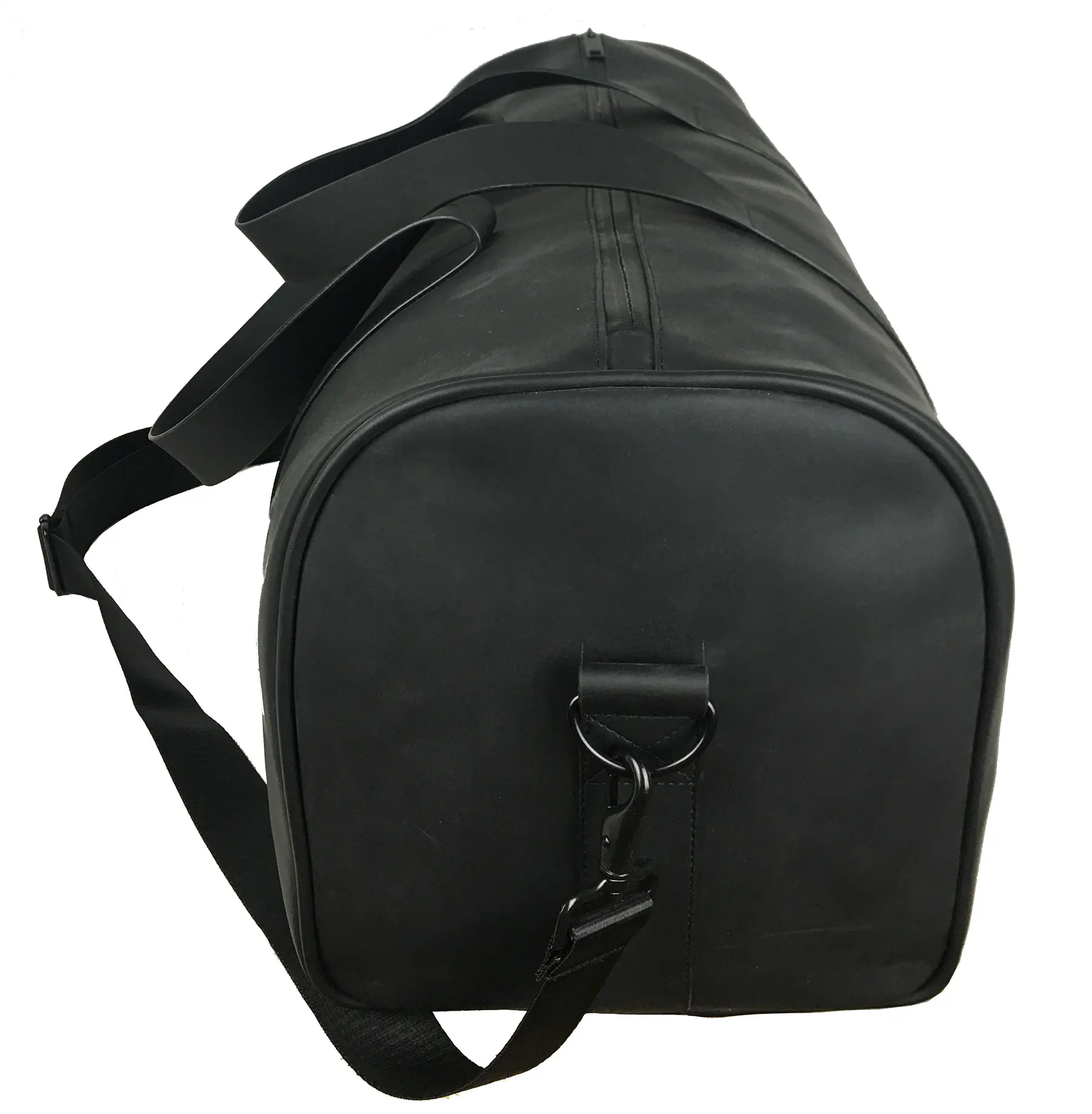 Waterproof custom travel leather gym duffle sports bag