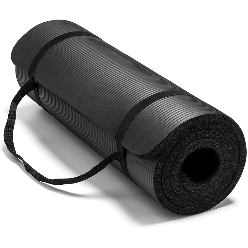 

Men Gym Large NBR Non-slip Yoga Mats For Mat 20MM Fitness Sport Pad With Bandages Big Size Tapete 183*80 CM