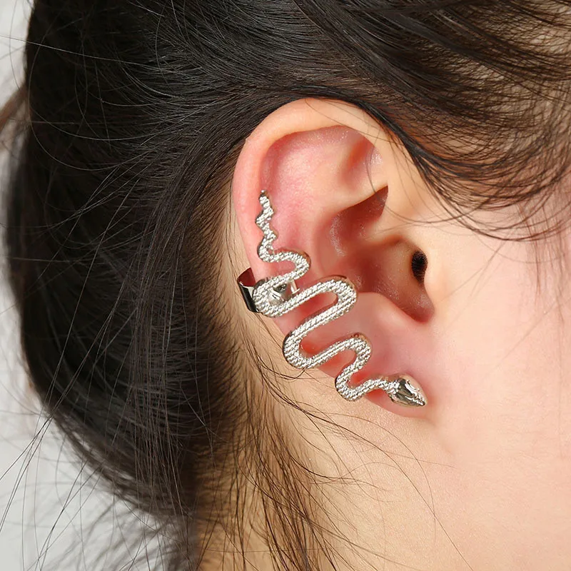 

trendy snake ear cuff earrings women