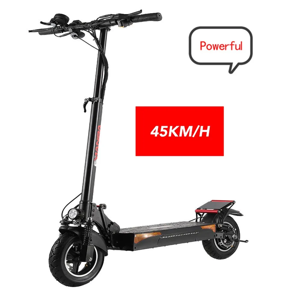 

EU STOCK free shipping powerful 45km/h new off road 48v 13ah adult 2 wheel fast folding 500w e-scooter