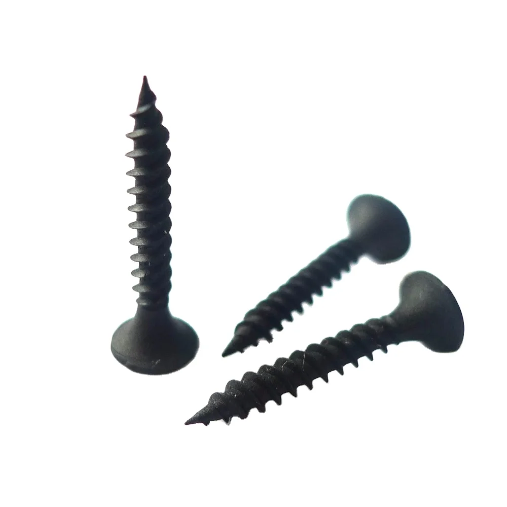 
Carbon Steel Black sheetrock screws phosphated self drive heavy duty plasterboard screws 