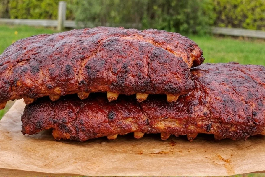 Selecting Fresh Ribs at the Market