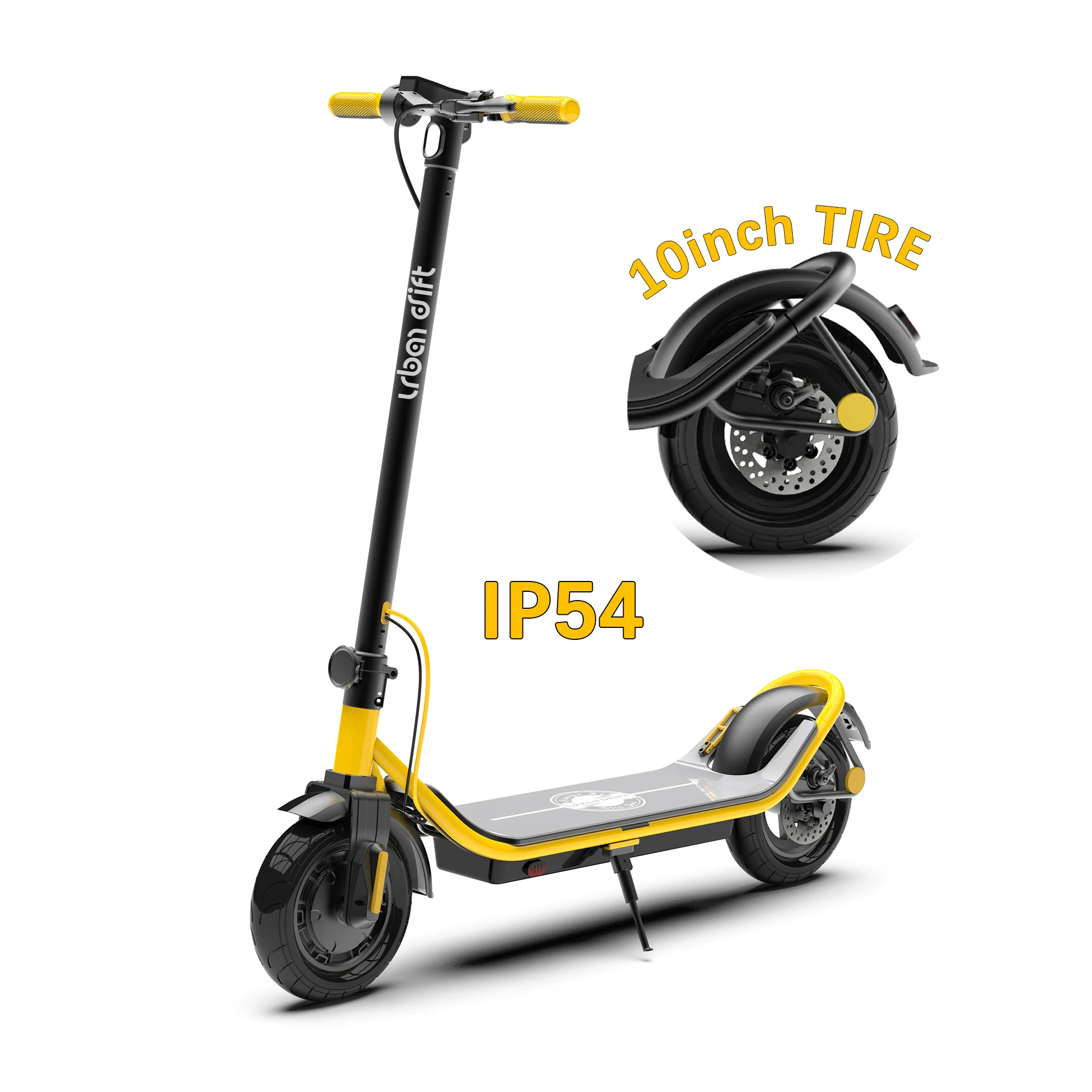 

US Warehouse hot sale 350w Motor Powerful 10 Inch Two Wheel Fat Tire Off Road E Scooter Foldable Adult Electric Scooter For Sale