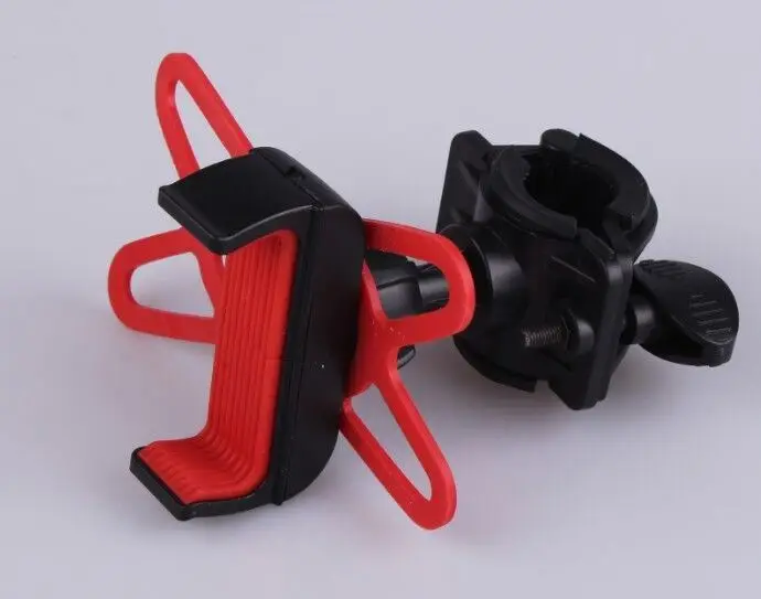 

Mobile phone holder for bike REKyj bike phone mount bicycle holder, Black red