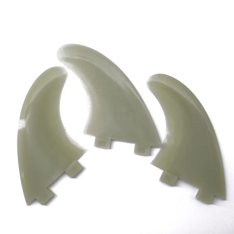 

Surfboard tri set thruster three fins combination fins nylon thruster plastic surfing fins