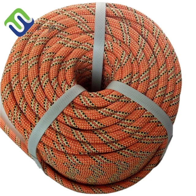 

12mm High Strength Knotted Mountain Climbing Rope For Sale