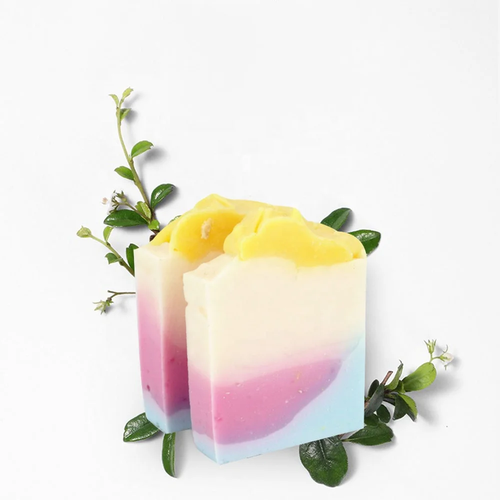 

Natural organic olive oil soap whitening body soap, Multicolor render