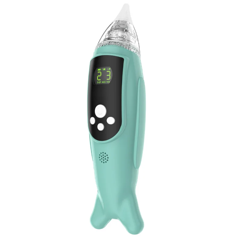 

High quality nasal aspirator electric baby nose cleaner, Green