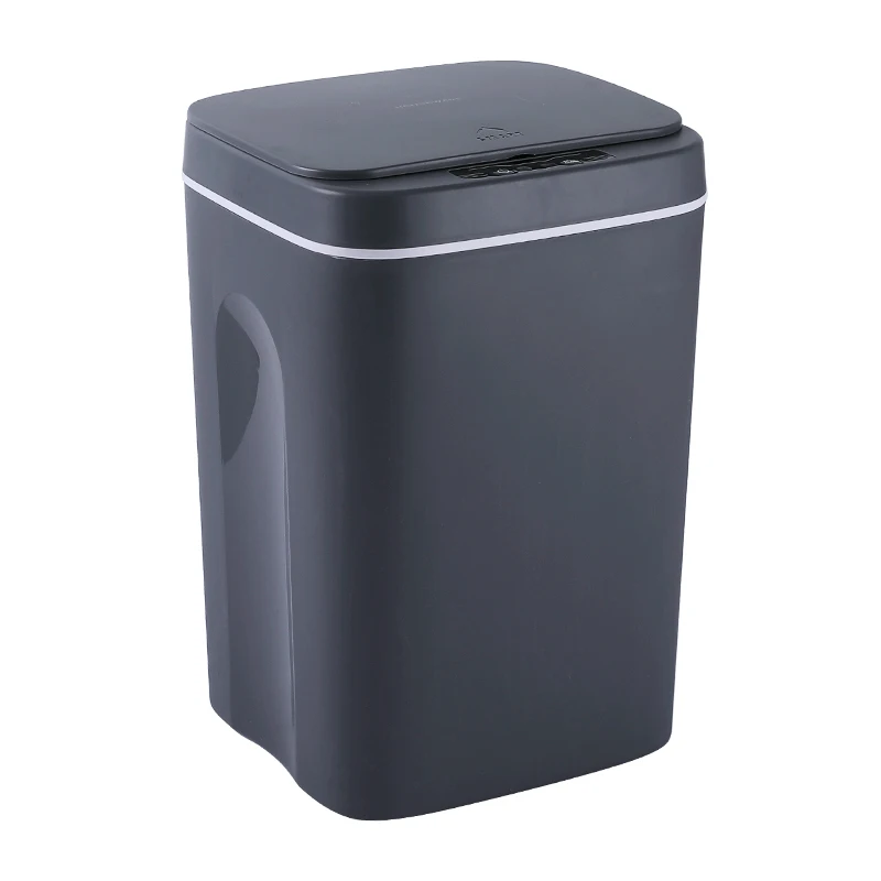 

Touch Free Smart Garbage Automatic Intelligent Waste Garbage Recycle Bin Smart Sensor Big Trash Can, White and black