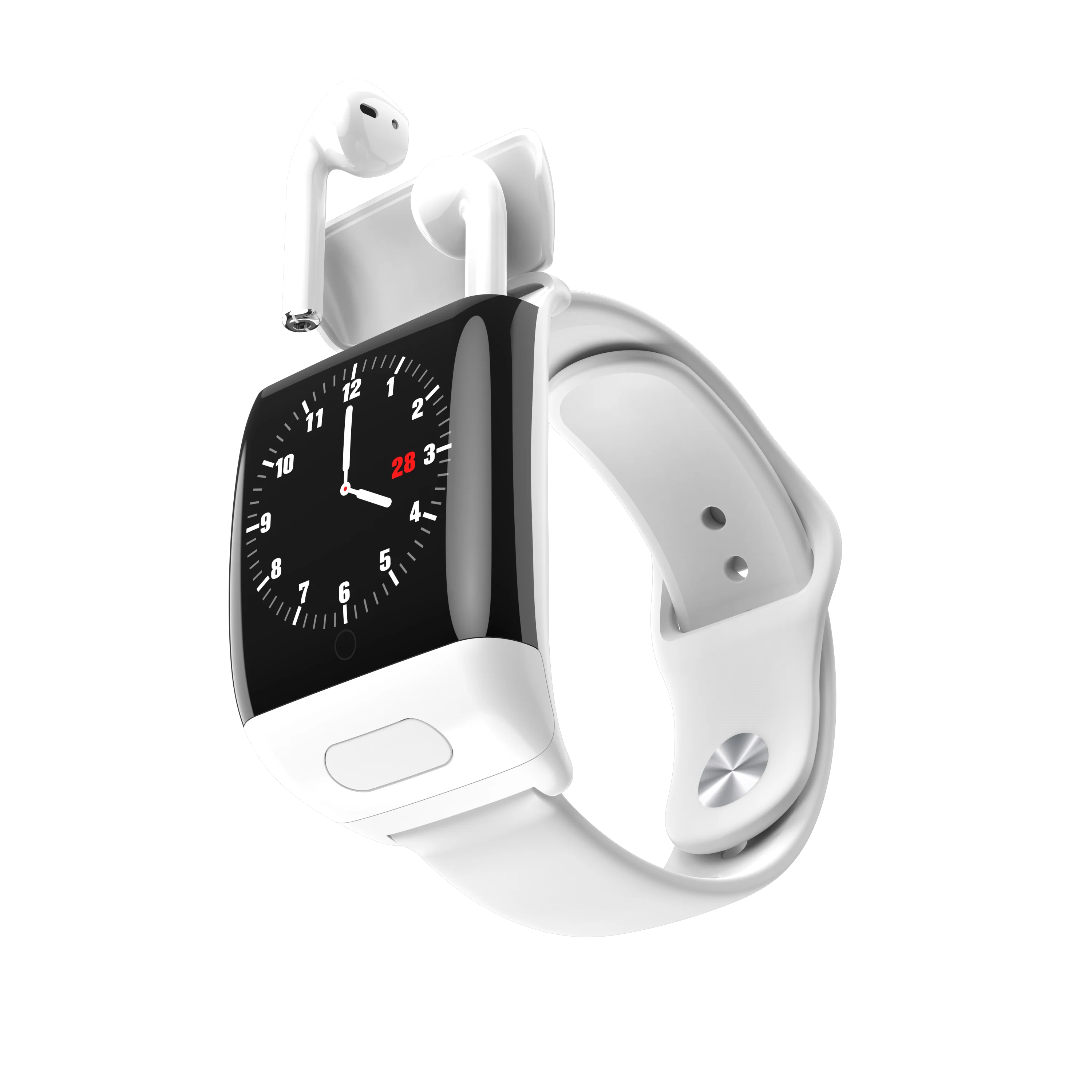 

G36 Newest Arrival 2 in 1 Wireless Smart Watch with Earbuds Headset Smart Bracelet Tws Earphones Smartwatch G36, Color