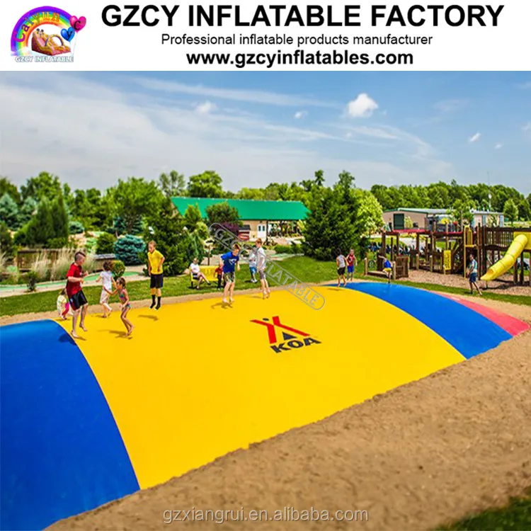 Outdoor Inflatable Jumping Pillow On Land Inflatable Kangaroo Jumper