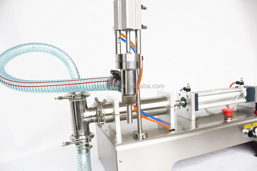 Semi Automatic Horizontal Single Head Liquid Filler Bottle Water