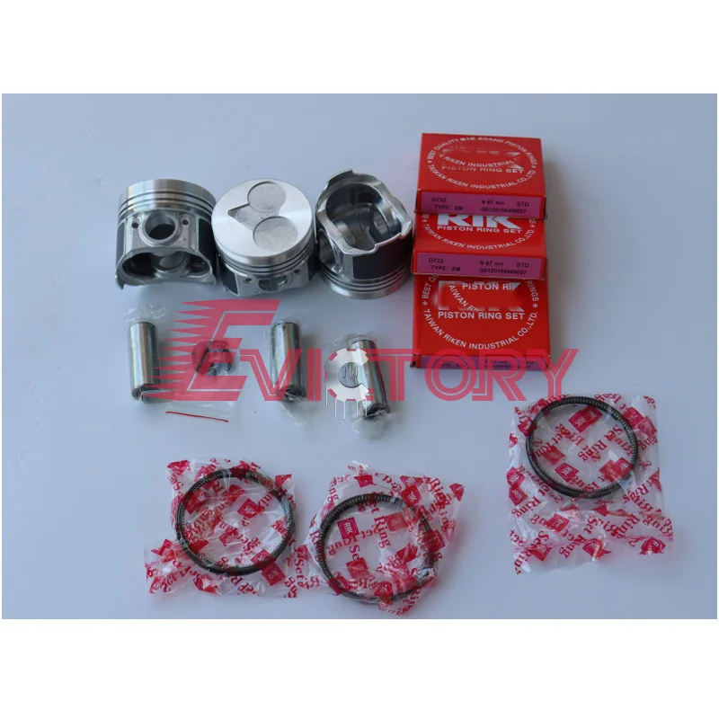 

For KUBOTA D902 piston and piston ring set for D902 engine rebuild kit