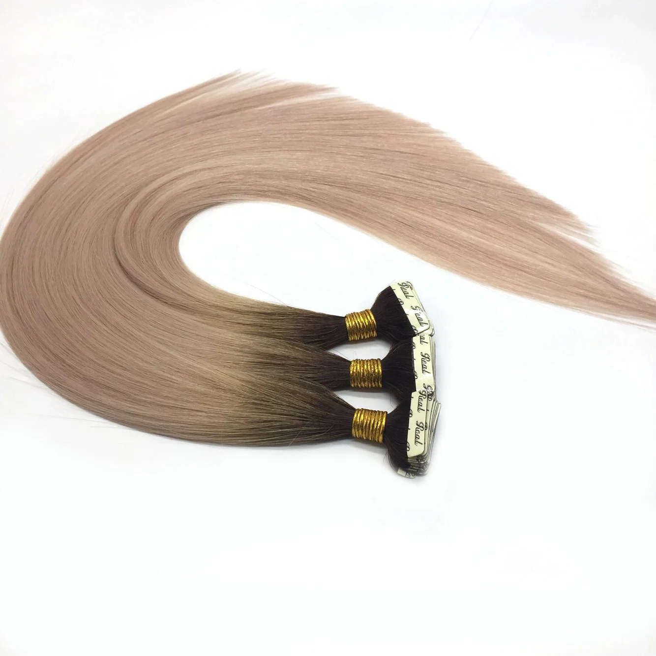 

Hot Selling Cuticle Aligned Virgin Brazilian Hair Wholesale Private Label 10A Tape Hair Extension