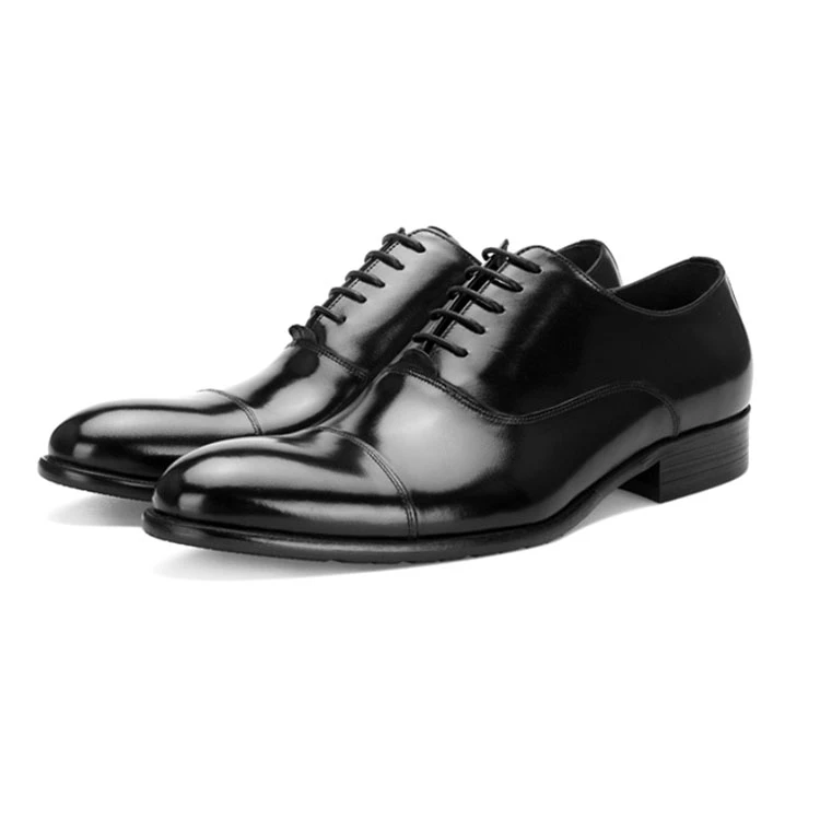 

2021 Factory direct supply leather man shoe black men dress shoes new year gift