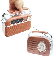 

AC DC FM AM SW Portable retro classic big size radio WITH USB TF Card