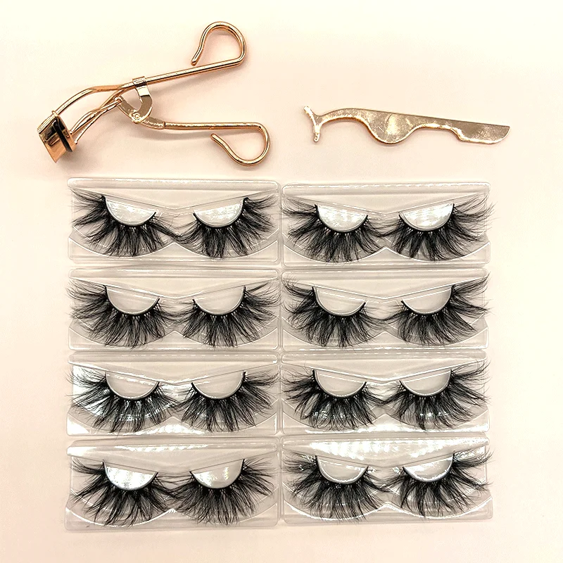 

Wholesale Long Dramatic 3d faux mink silk strip eye lashes 3D Mink Lashes 25mm Real Serian Mink Eyelashes private label, Nature color black