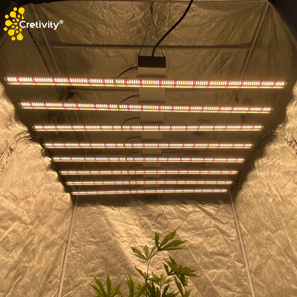 

Cretivity Hydroponics Greenhouse Grow Light Full Spectrum 640W 1000W COB DIY LED Grow light Bar Strip