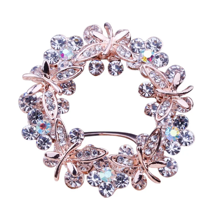 

Fashion dual-use multi-color scarf buckle Korean version of color flower women's brooch