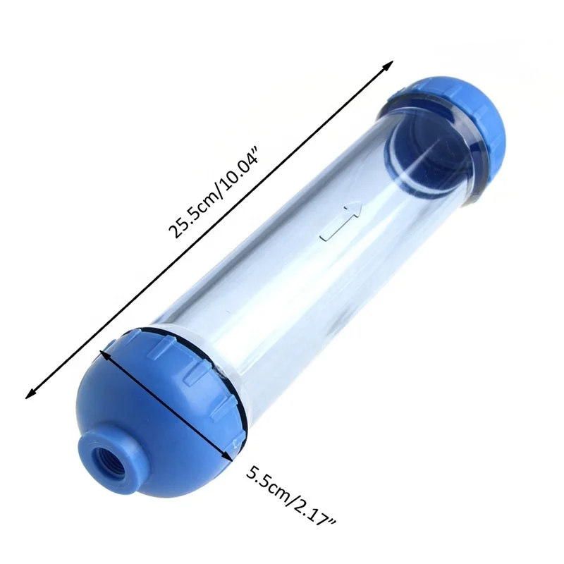 DIY transparent clear T33 inline exchangeable replacement filter cartridge housing.jpg
