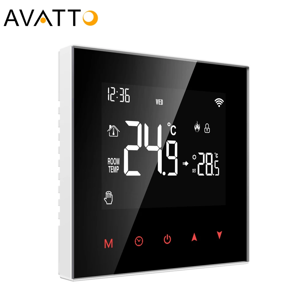 

Avatto Tuya Thermostat Smart Wifi Home Thermostat Temperature Controller Smart Thermostat Temperature Controller