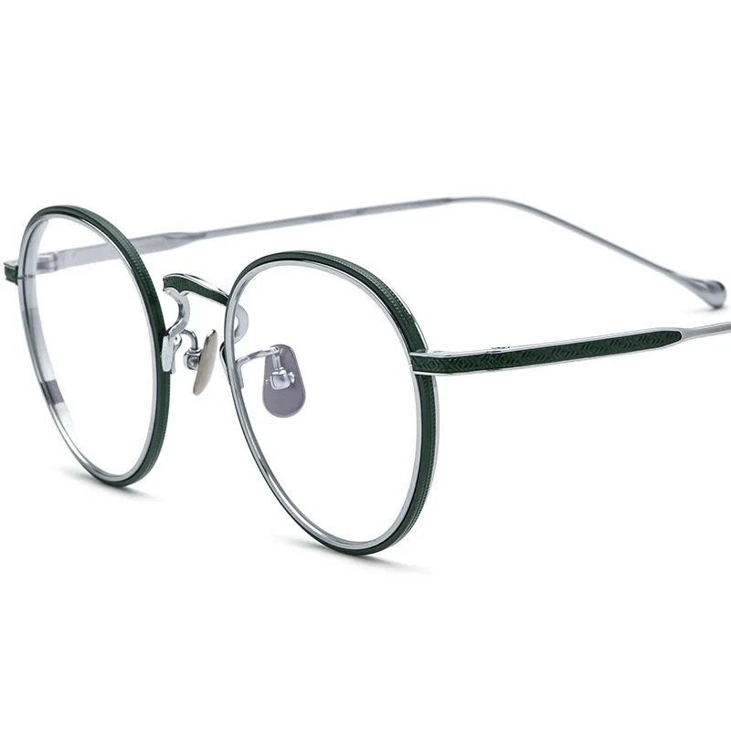 Latest Design Great Quality Acetate Titanium Frame Reading Glasses Photochromic Computer Glasses Wholesale Frame Optical Glasses