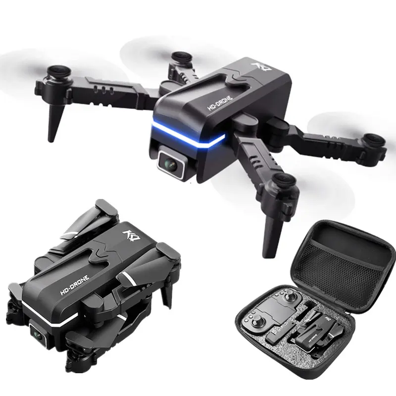 

KK1 RC Mini Drone 4K Professional HD Dual Camera WiFi Fpv One-key Automatic Return Hold Foldable Quadcopter Kids Toys GIft