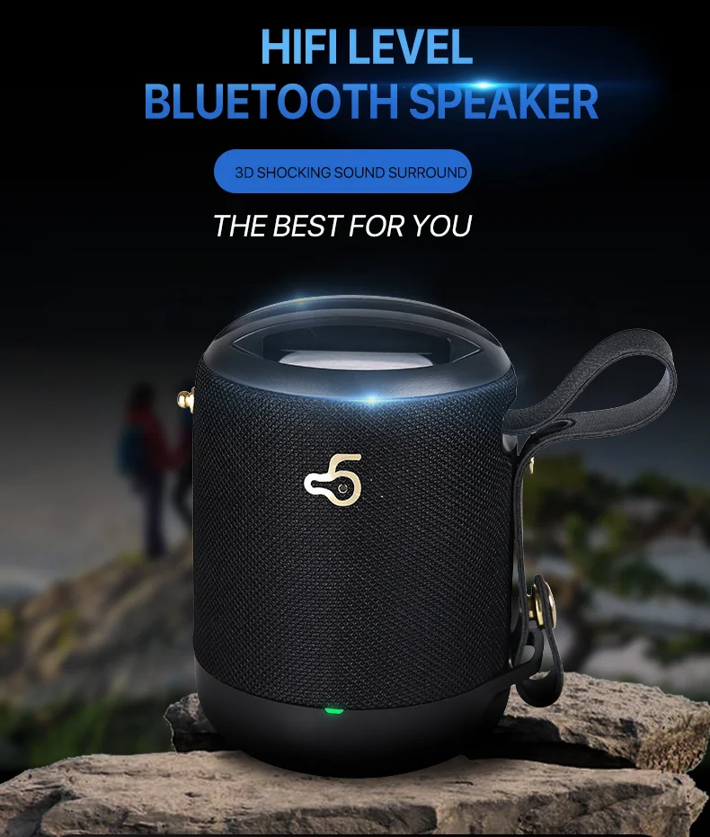 2020 Customized Logo Outdoor IPX4 Waterproof Wireless BT Speaker with TF Card - ANKUX.COM