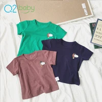 

Q2-baby Super September Casual Short Sleeve Collarless Cotton Baby T Shirts