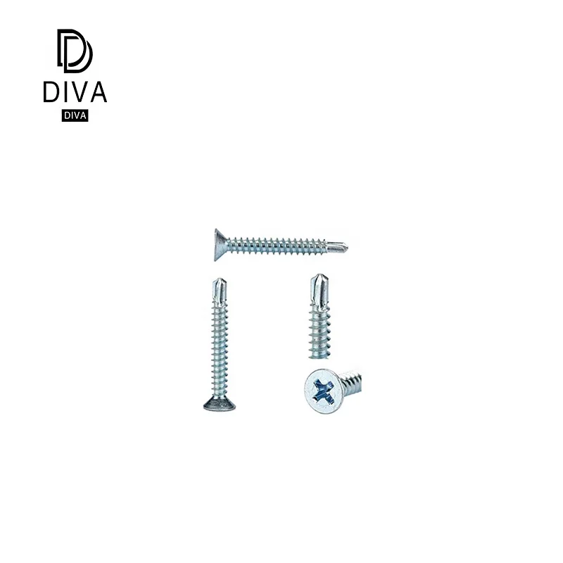 
Stainless Steel China Manufacturer Flat Head Countersunk Euro Furniture Screw 