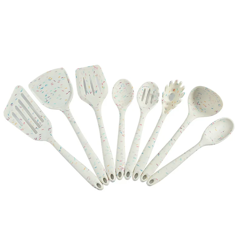 

TY2022 OEM/ODM Kitchen gadgets 9-piece set of spatula all-in-one all-inclusive silicone kitchen utensils, As shown