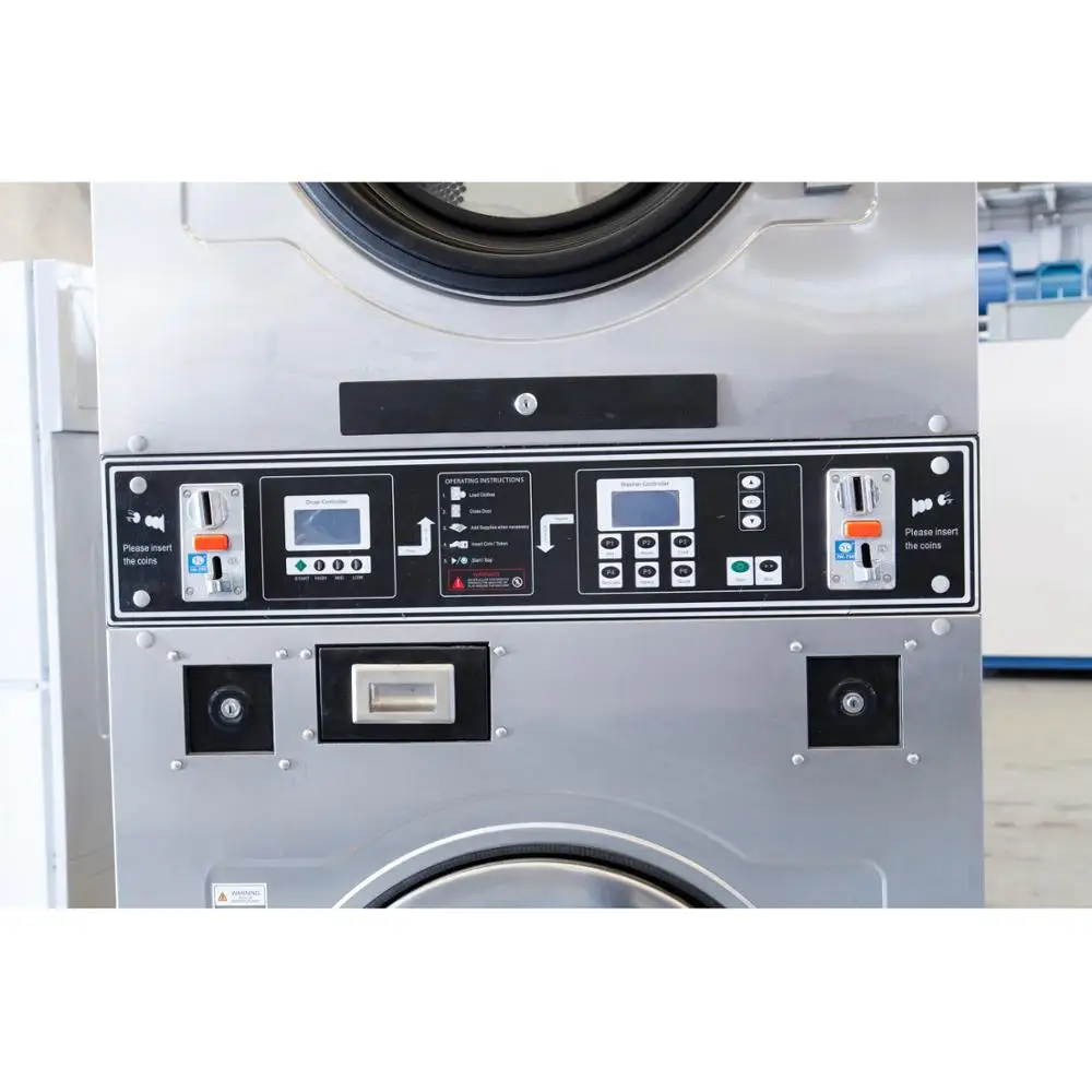
coin-operated washing machine and dryer for laundromat 