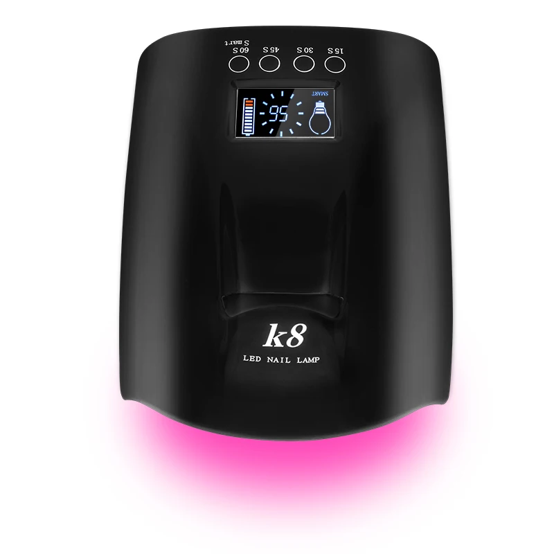 

High-power Battery 60W Red Light Nail Light Therapy Nail Gel Led Lamp Machine Roasted Nail Dryer Lamp