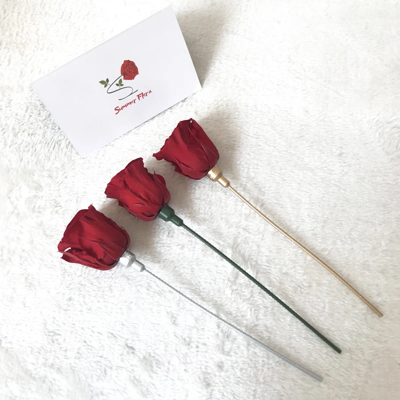 Amazon Plastic Stems 20cm Artificial Flower Stems For Acrylic Box