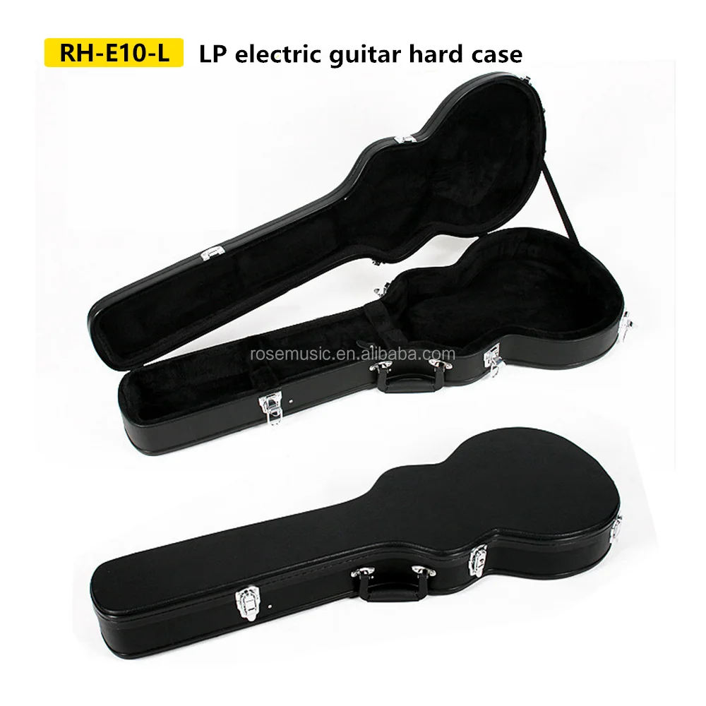 Oem Electric Guitar Hard Case For Lp Style Leather Guitar Hard Shell Lockable Made In China
