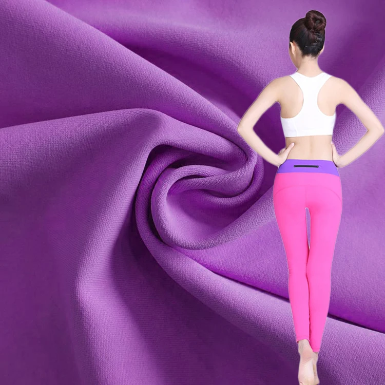 Hot Sale Spandex 27 Polyester 73 Moisture Absorption Fitness Leggings Fabric