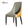 Chair dining fabric cafe single bronze metal