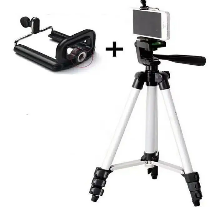 

Classic Lightweight Portable Aluminum Camera Tripod 3110, Ring Light with Tripod Stand