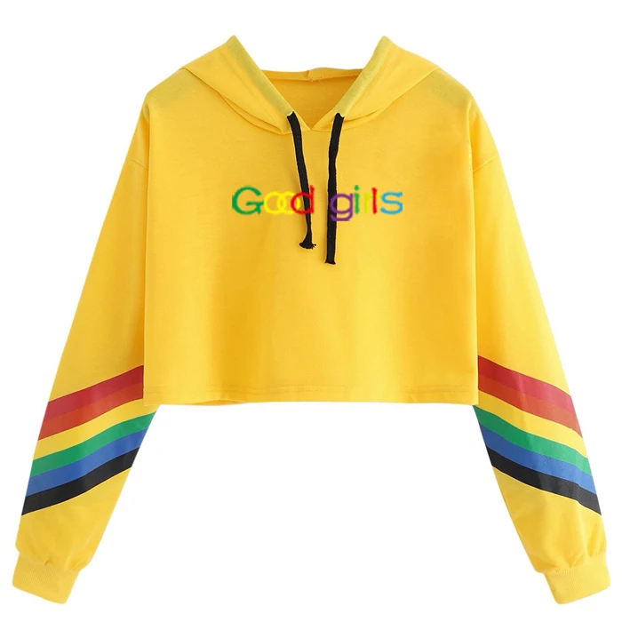 

Saidian Wholesale New Season Women Autumn Crop Top Hoodies Print Sweatshirts Custom Pullover Hoodie Jumper