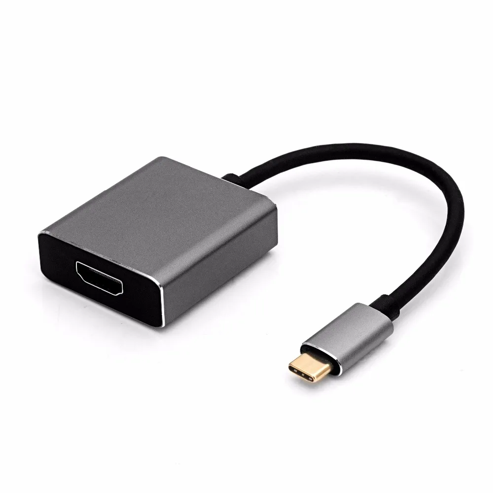 Aluminum Metal Shell Type c to 4k@30hz 4k@60hz hdmi Kabel Usb c to 4k ...