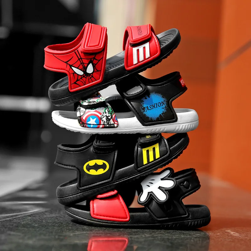 

2022new Style Breathable And Non-slip Cartoon Spider Kids Summer Sandals Shoes Eva Home Outdoor Beach Shoes Sandals For Children